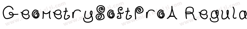 GeometrySoftProA Regular3字体转换